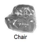 chair furniture cover poly bags